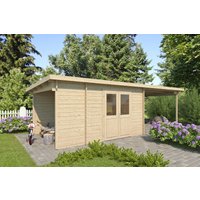 26% Rabatt ! Fjordholz Gartenhütte Modell Carla 28 B 8x3m