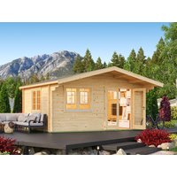 26% Rabatt ! Fjordholz Satteldach Gartenhütte Modell Valerie 44 5x4m