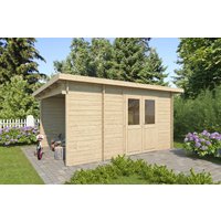 26% Rabatt ! Fjordholz Gartenhütte Modell Carla 28 A 5x3m