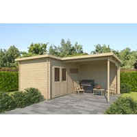 26% Rabatt ! Fjordholz Gartenhütte Modell Lola 28 6x3m