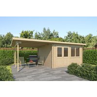 26% Rabatt ! Fjordholz Gartenhütte Modell Inga 28 7x4m