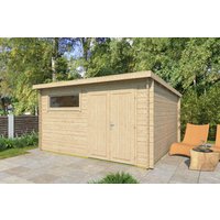 26% Rabatt ! Fjordholz Gartenhütte Modell Gent 28 G 4x3m