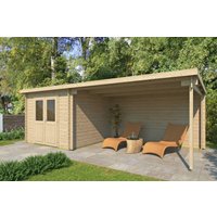 26% Rabatt ! Fjordholz Gartenhütte Modell Gent 28 B 6x4m