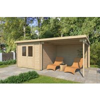 26% Rabatt ! Fjordholz Gartenhütte Modell Gent 28 A 6x4m