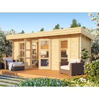 26% Rabatt ! Fjordholz Gartenhütte Modell Cannes 34 6x3m