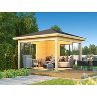 26% Rabatt ! Fjordholz Glaspavillon Modell Alu 44 F