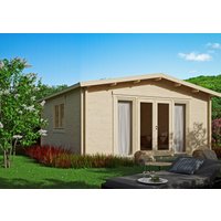 26% Rabatt ! Fjordholz Gartenhütte Modell Kim 70 H 6x5m