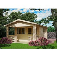 26% Rabatt ! Fjordholz Gartenhütte Modell Johnny 44 A 6x4m