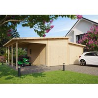 26% Rabatt ! Fjordholz Holzgarage Modell Mölln 44