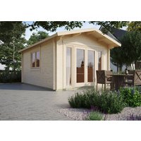 26% Rabatt ! Fjordholz Gartenhütte Modell Kim 70 D 6x4m