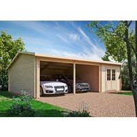 26% Rabatt ! Fjordholz Holzgarage  Modell Holnis 44