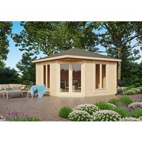 26% Rabatt ! Fjordholz Gartenhütte Modell Cati 70 Modern 5x4m
