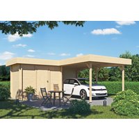 26% Rabatt ! Fjordholz Carport mit Abstellraum Modell Kampen 70