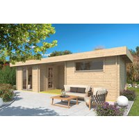 26% Rabatt ! Fjordholz Gartenhütte Modell Milan 44 9x3m