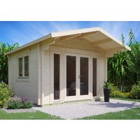 26% Rabatt ! Fjordholz Gartenhütte Modell Kim 70 B 4x3m