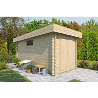 26% Rabatt ! Fjordholz Gartenhütte Modell Rob 28 C 5x2m