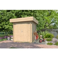 26% Rabatt ! Fjordholz Gartenhütte Modell Rob 28 A 5x5m