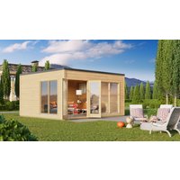 26% Rabatt ! Fjordholz Gartenhütte Modell Q-BIC 70 B 6x4m