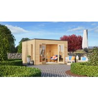26% Rabatt ! Fjordholz Gartenhütte Modell Q-BIC 70 A 6x4m