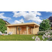 26% Rabatt ! Fjordholz Gartenhütte Alu Concept Relax 44 C 6x4m