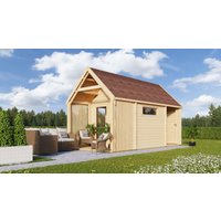 26% Rabatt ! Fjordholz Gartenhütte Modell Alex 44 6x3m