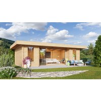 26% Rabatt ! Fjordholz Gartenhütte Alu Concept 70 Q 8x4m