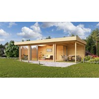 26% Rabatt ! Fjordholz Gartenhütte Alu Concept 70 O 9x6m