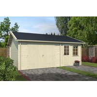 26% Rabatt ! Fjordholz Holzgarage Modell Anton 70 A