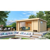 26% Rabatt ! Fjordholz Gartenhütte Alu Concept 70 B 6x4m
