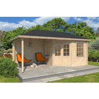 26% Rabatt ! Fjordholz Gartenhütte Modell Lenja 70 6x3m