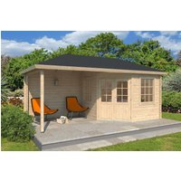 26% Rabatt ! Fjordholz Gartenhütte Modell Maja 28 5x3m