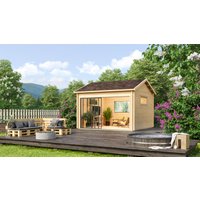 26% Rabatt ! Fjordholz Gartenhütte Alu Concept Jara 44 A 4x3m