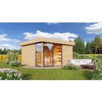 26% Rabatt ! Fjordholz Gartenhütte Alu Concept 44 P 4x3m