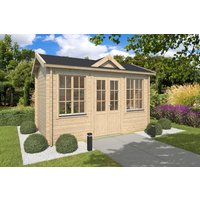 26% Rabatt ! Fjordholz Gartenhütte Modell Teehaus Cambridge 70 4x3m