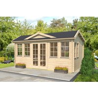 26% Rabatt ! Fjordholz Gartenhütte Modell Teehaus Newcastle 70 6x4m