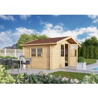 26% Rabatt ! Fjordholz Gartenhütte Modell David 34 4x3m