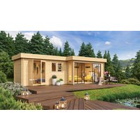 26% Rabatt ! Fjordholz Gartenhütte  Alu Concept 44 K 6x4m