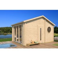 26% Rabatt ! Fjordholz Saunahaus Modell Lathi