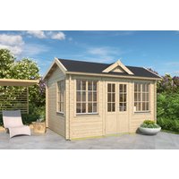 26% Rabatt ! Fjordholz Gartenhütte Modell Teehaus Oxford 44 6x4m