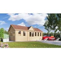 26% Rabatt ! Fjordholz Gartenhütte Modell Teehaus Bristol 70 6x4m