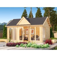 26% Rabatt ! Fjordholz Gartenhütte Modell Teehaus Wakefield 44 6x4m