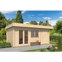 26% Rabatt ! Fjordholz Gartenhütte Modell Kurt 44 D 6x4m