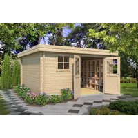 26% Rabatt ! Fjordholz Gartenhütte Modell Linz 28 F 4x4m