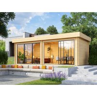 26% Rabatt ! Fjordholz Gartenhütte Alu Concept Lasse 44 A 7x3m