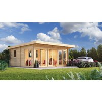 26% Rabatt ! Fjordholz Gartenhütte Modell Taunus 70 7x6m