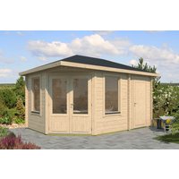 26% Rabatt ! Fjordholz Gartenhütte Modell Lisa 44 C Klassik 5x4m