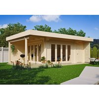 26% Rabatt ! Fjordholz Gartenlounge Modell Sandra 44 C 6x4m