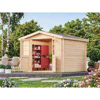 26% Rabatt ! Fjordholz Gartenhütte Modell Bente 28 C 3x2m