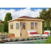 26% Rabatt ! Fjordholz Gartenhütte Modell Fargo 44 A 3x3m