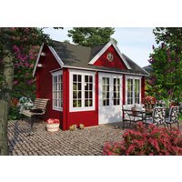26% Rabatt ! Fjordholz Gartenhütte Modell Teehaus Windsor 70 4x3m